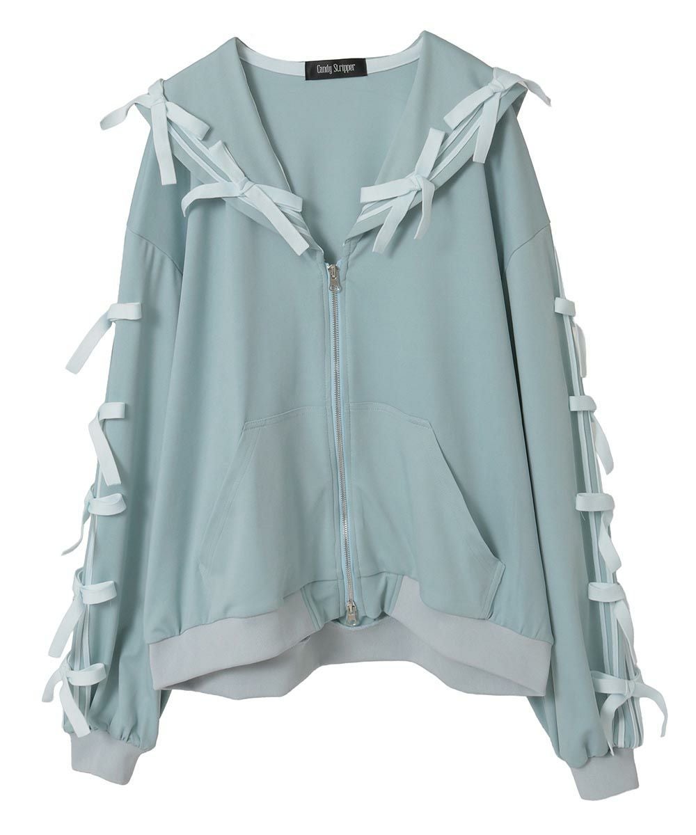 FULL OF RIBBON SAILOR JERSEY BLOUSON | Candy Stripper（キャンディ
