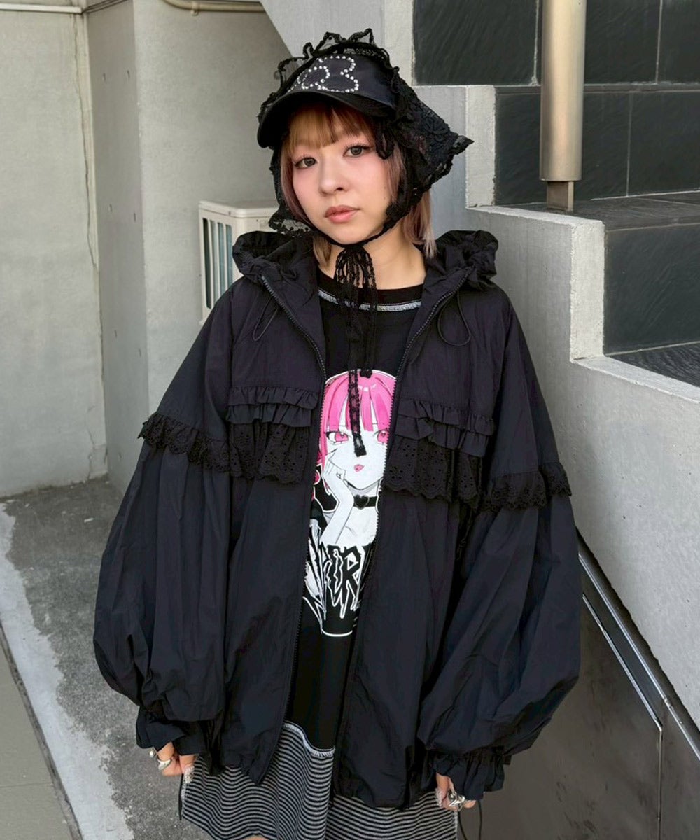 LACY TRACK JACKET | Candy Stripper（キャンディ ストリッパー