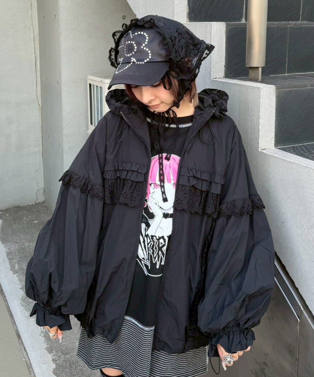 LACY TRACK JACKET | Candy Stripper（キャンディ ストリッパー