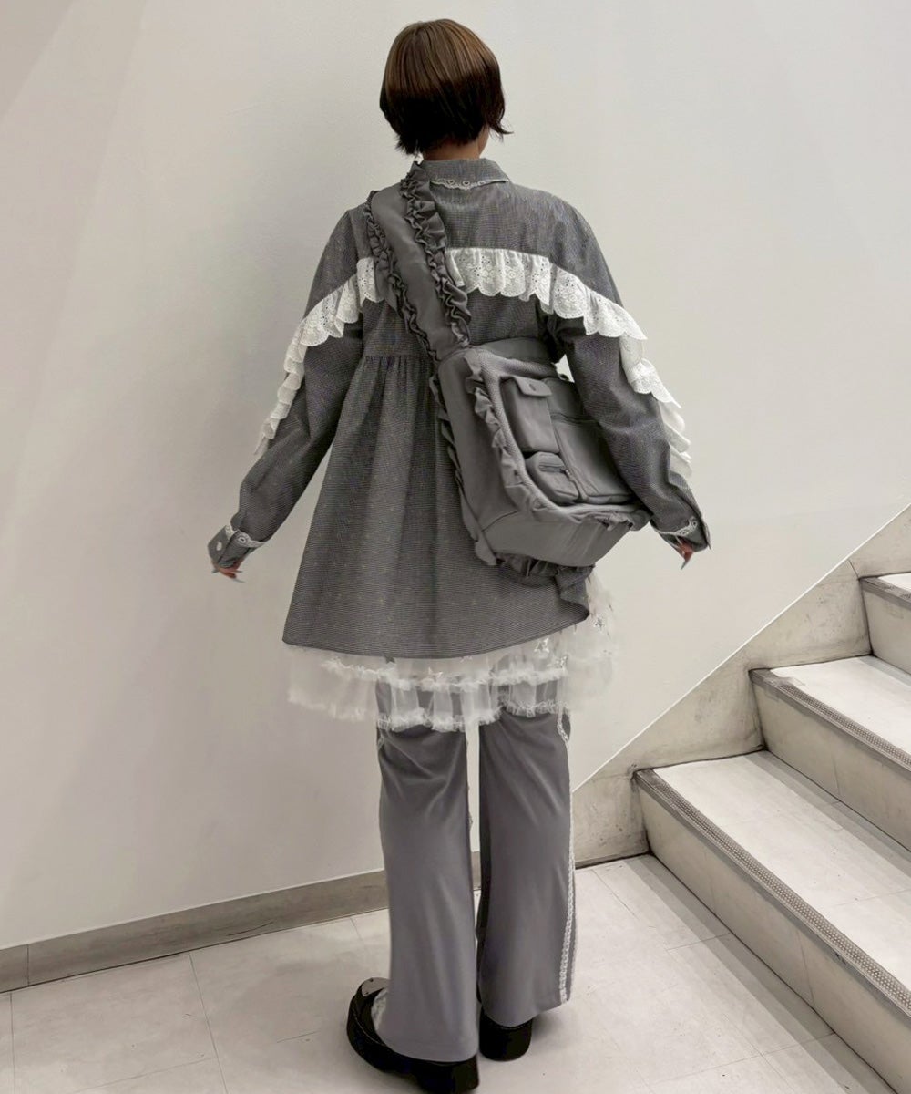 FRILL FRILL MESH BAG | Candy Stripper（キャンディ ストリッパー