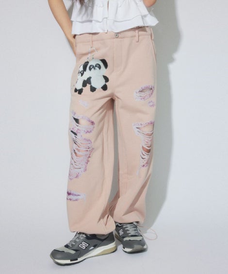DAMAGE PRINT SWEAT PANTS | Candy Stripper（キャンディ ストリッパー 