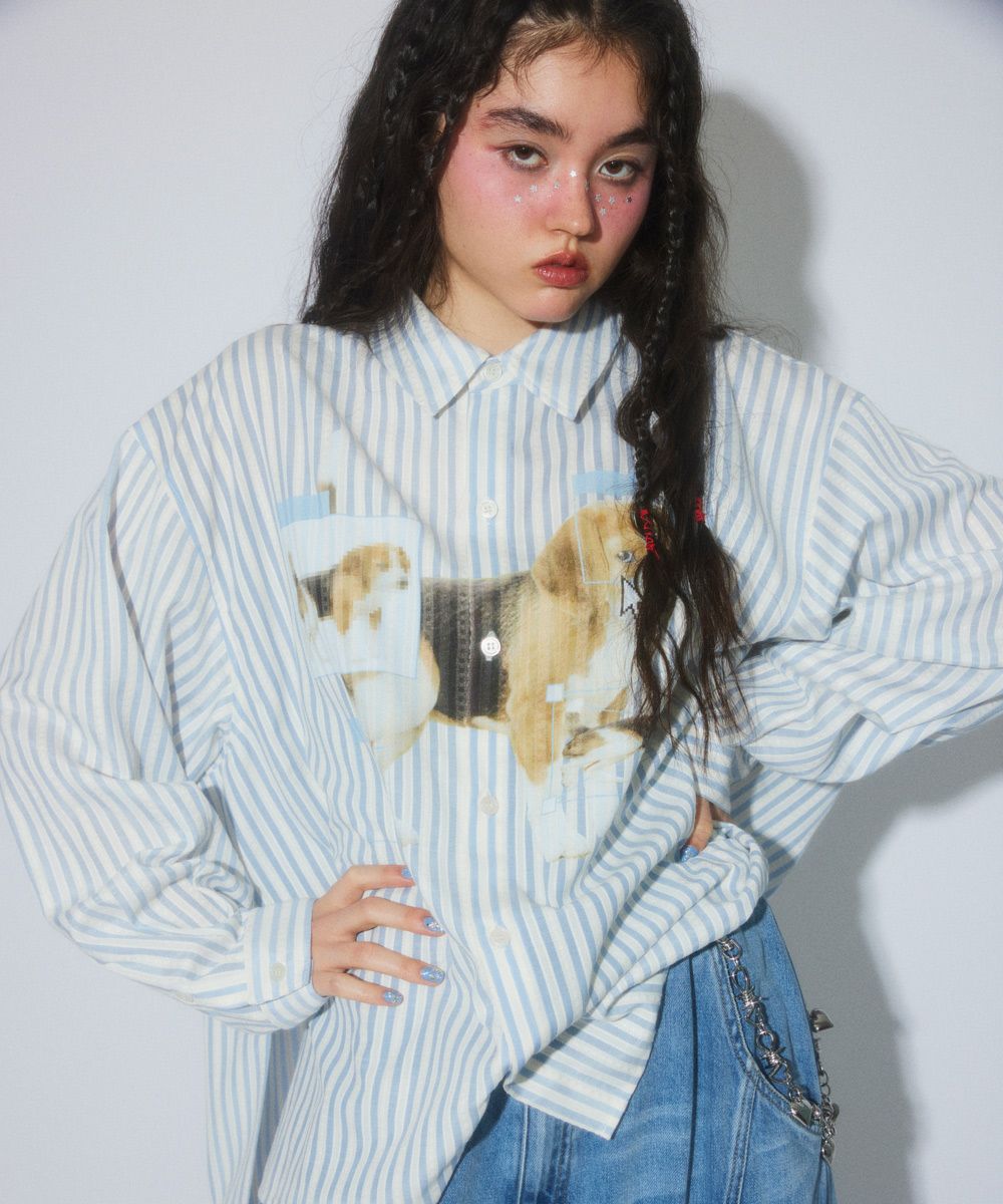 SHIRTS-BLOUSE |Candy Stripper（キャンディ ストリッパー