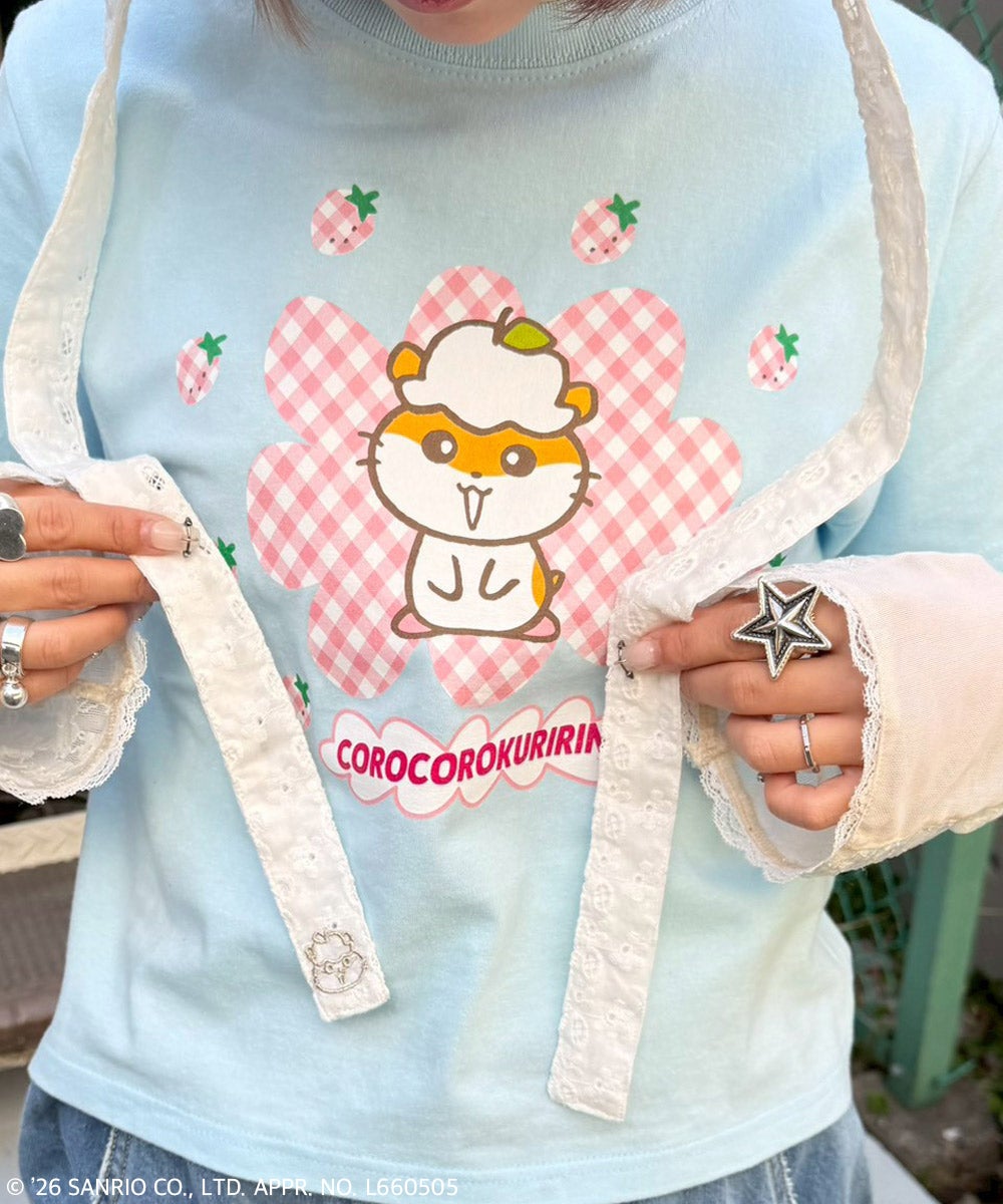 COROCOROKURIRIN】FLOWER LACE HAT | Candy Stripper（キャンディ