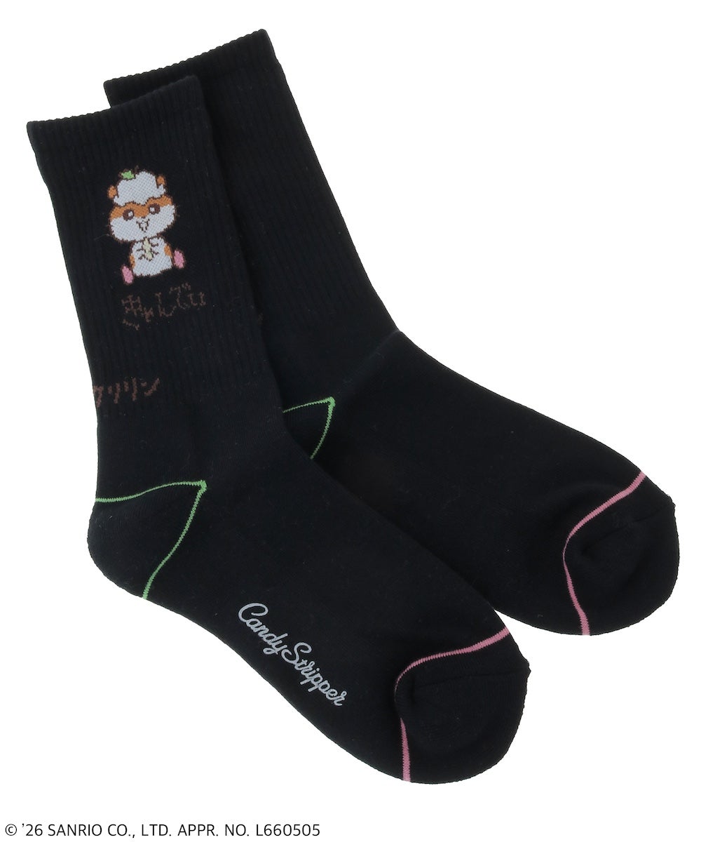 COROCOROKURIRIN】RIB SOCKS | Candy Stripper（キャンディ