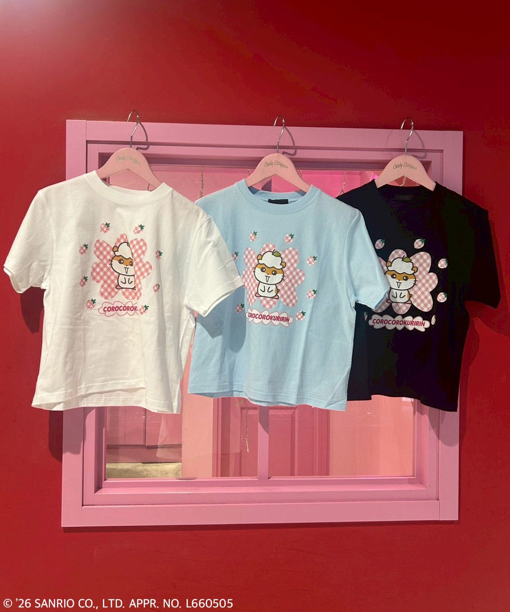 COROCOROKURIRIN】STRAWBERRY TEE | Candy Stripper（キャンディ