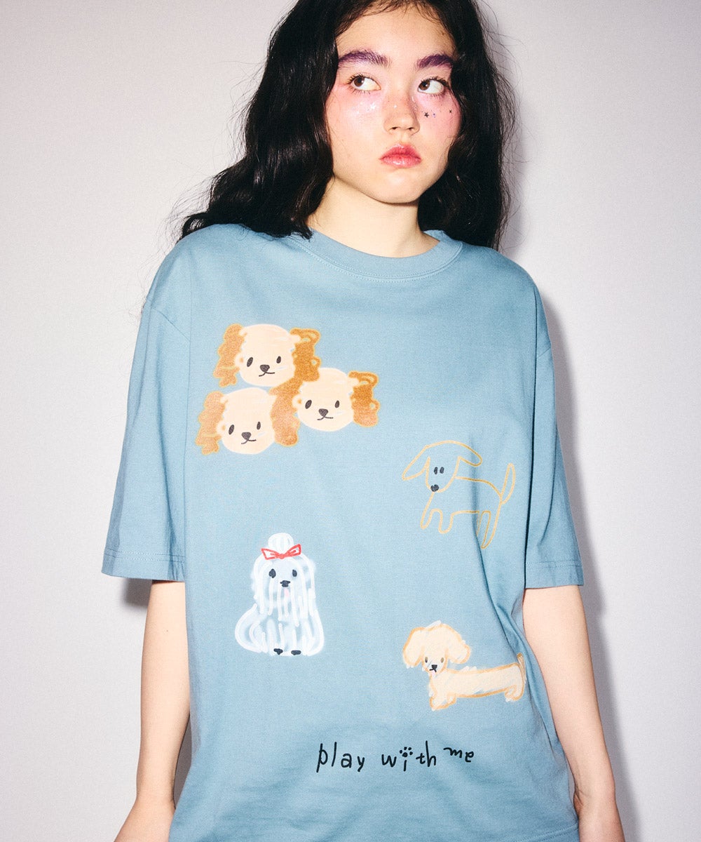 PLAY WITH ME TEE | Candy Stripper（キャンディ ストリッパー