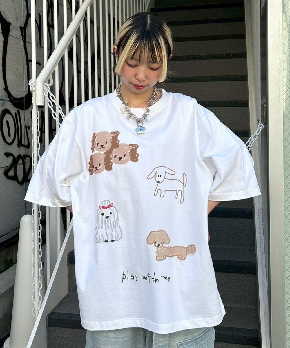 PLAY WITH ME TEE | Candy Stripper（キャンディ ストリッパー