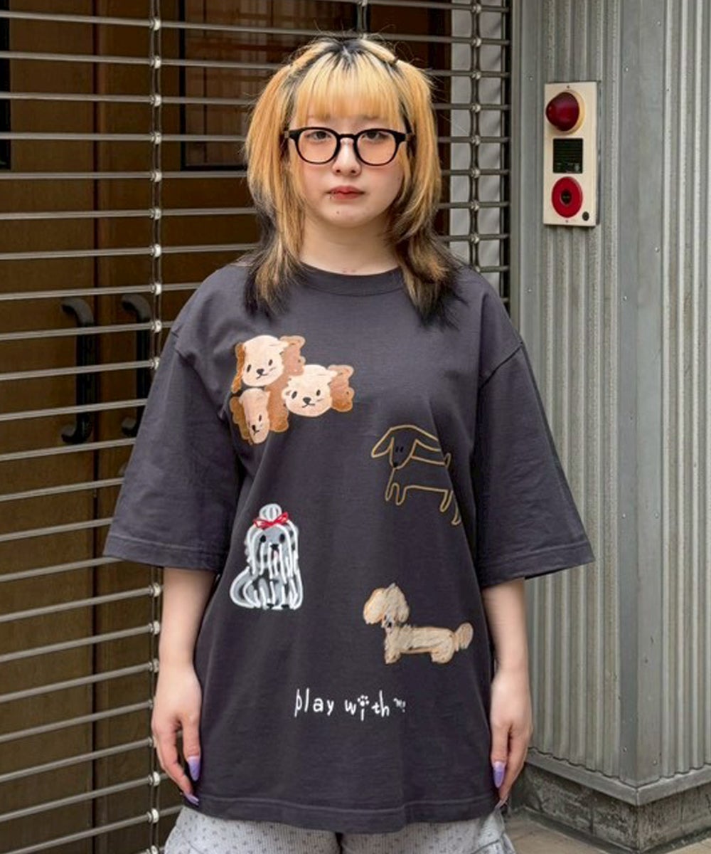 PLAY WITH ME TEE | Candy Stripper（キャンディ ストリッパー