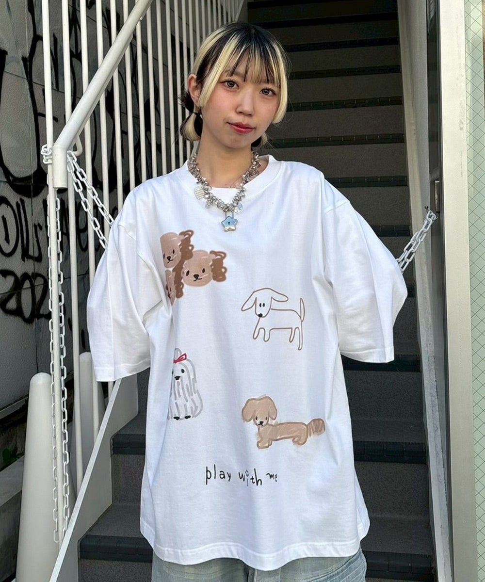 PLAY WITH ME TEE | Candy Stripper（キャンディ ストリッパー