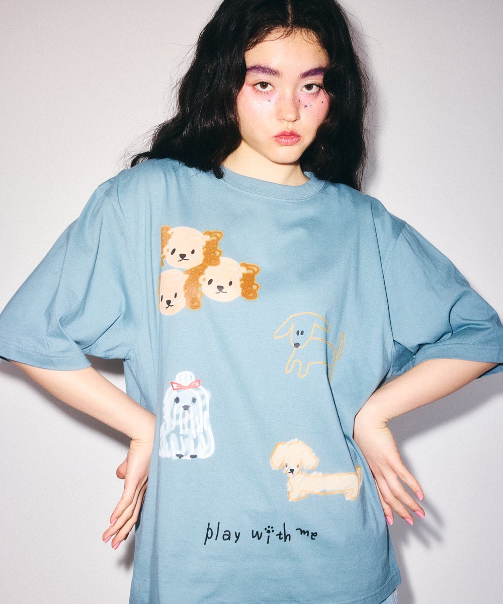 PLAY WITH ME TEE | Candy Stripper（キャンディ ストリッパー
