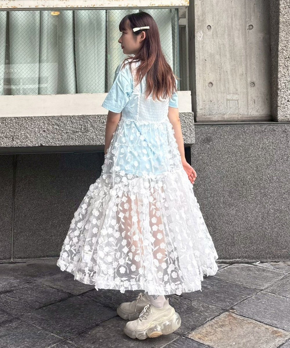 TINY FLOWER TULLE DRESS | Candy Stripper（キャンディ ストリッパー