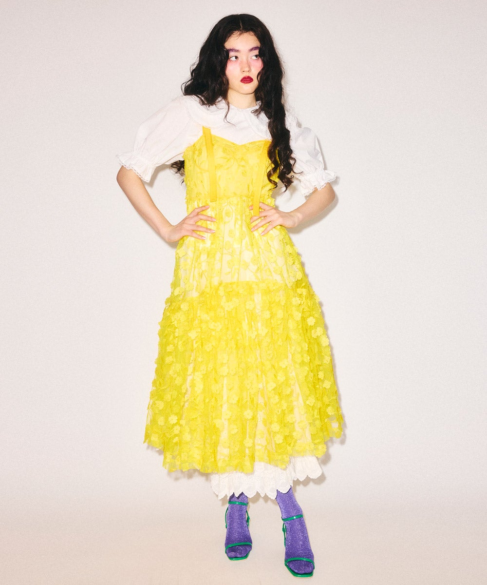 TINY FLOWER TULLE DRESS | Candy Stripper（キャンディ ストリッパー
