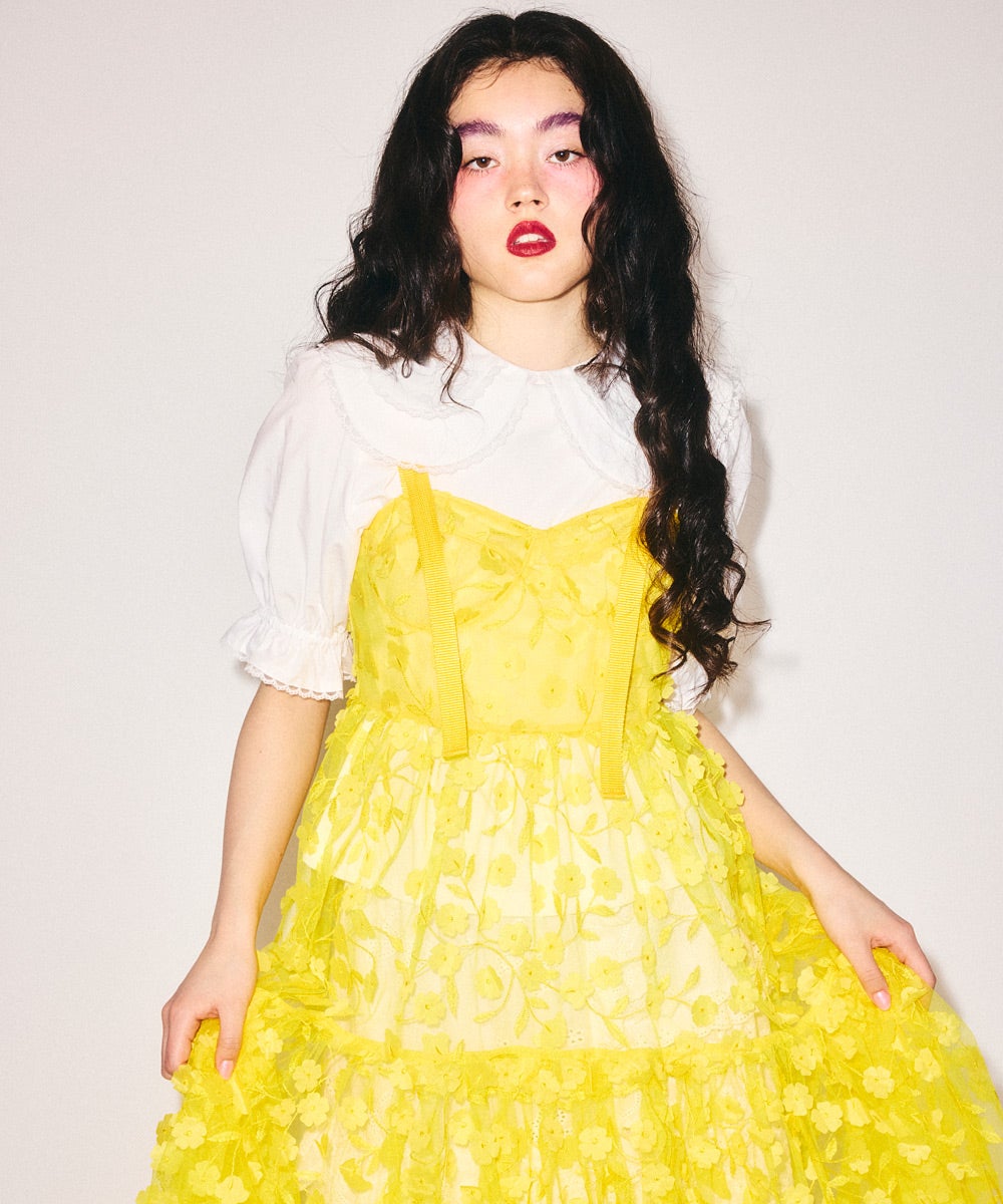 TINY FLOWER TULLE DRESS | Candy Stripper（キャンディ ストリッパー