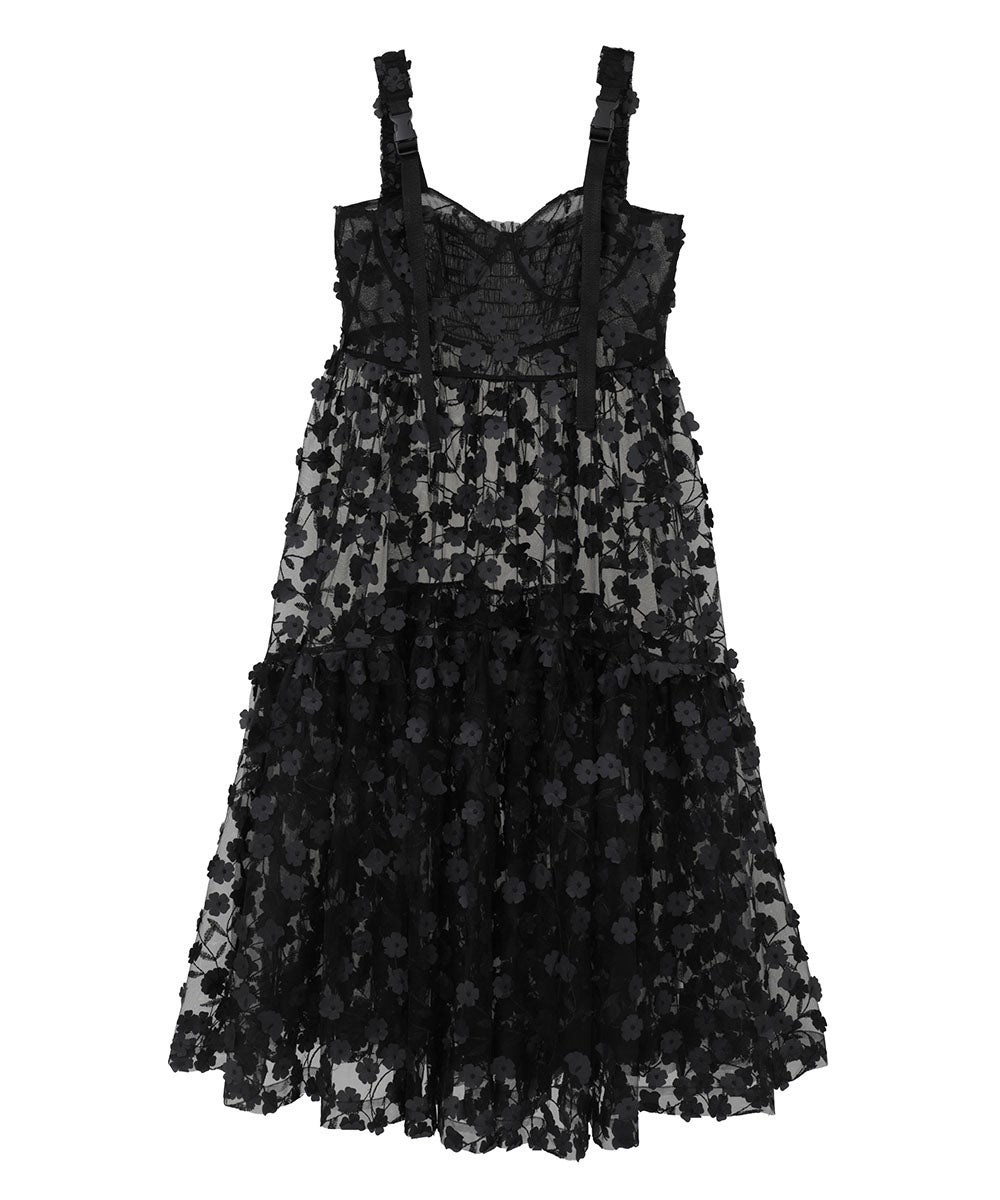 TINY FLOWER TULLE DRESS | Candy Stripper（キャンディ ストリッパー