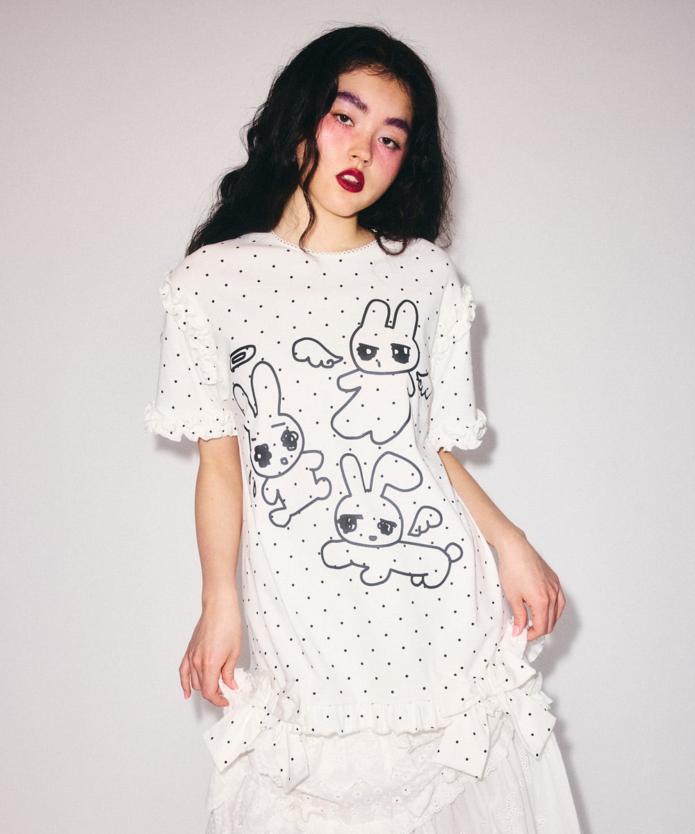 BABY BUNNIES DOT MINI ONE-PIECE | Candy Stripper（キャンディ