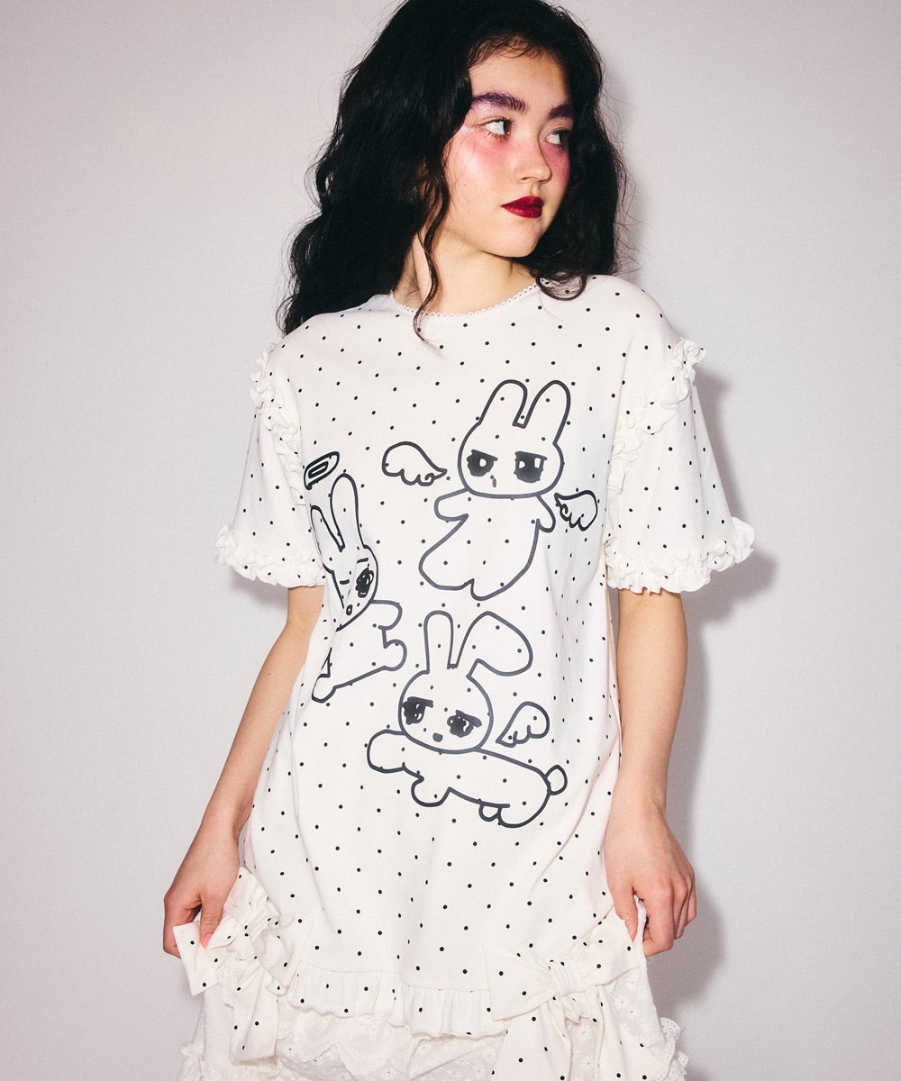 BABY BUNNIES DOT MINI ONE-PIECE | Candy Stripper（キャンディ