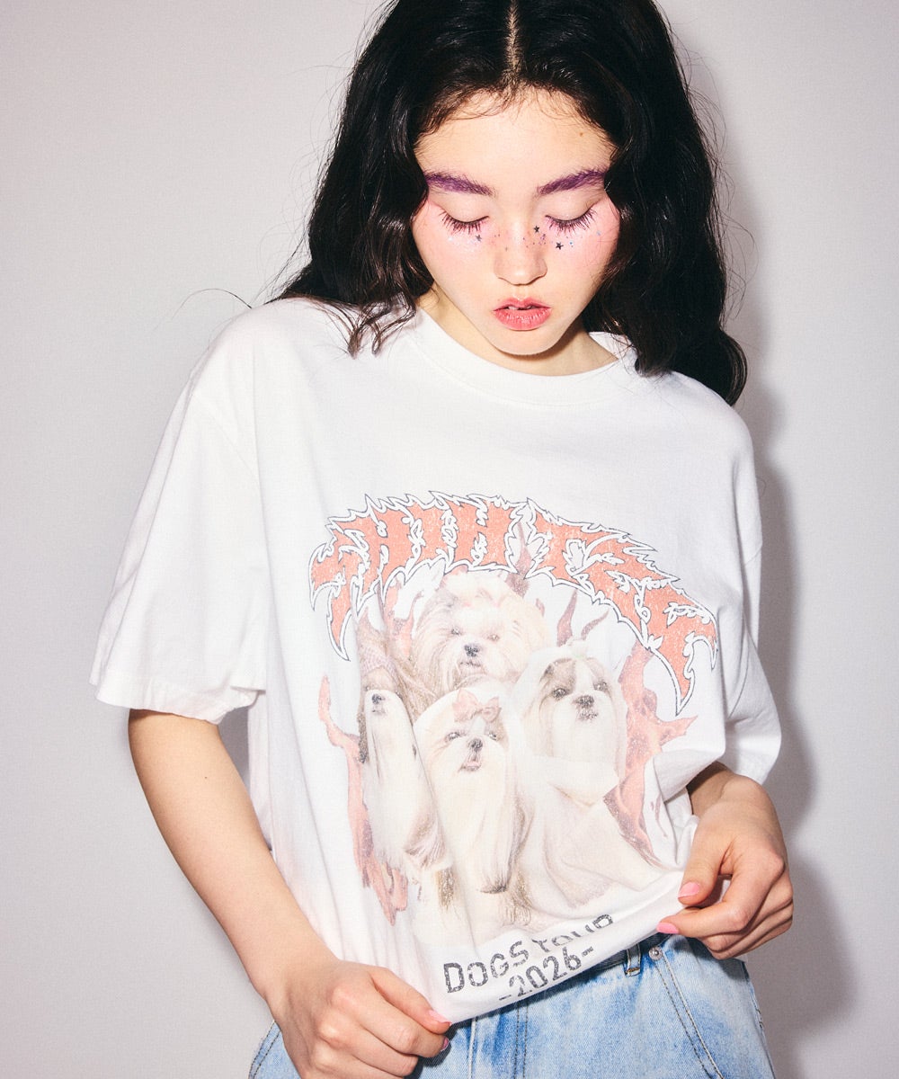 SHIH TZU METAL TEE | Candy Stripper（キャンディ ストリッパー