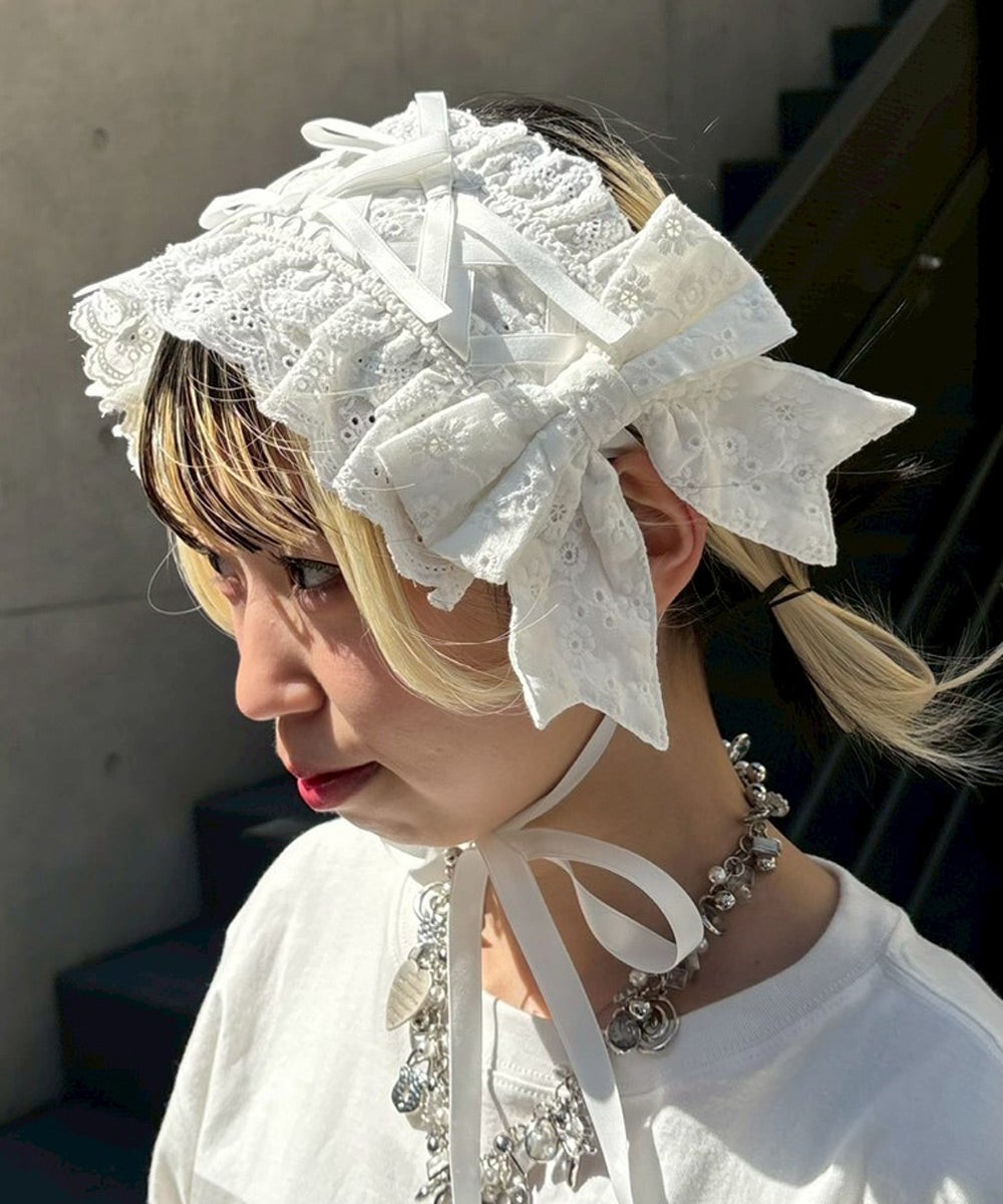 BABY RIBBON HEAD DRESS | Candy Stripper(キャンディ ストリッパー BABY RIBBON HEAD DRESS | Candy Stripper(キャンディ ストリッパー