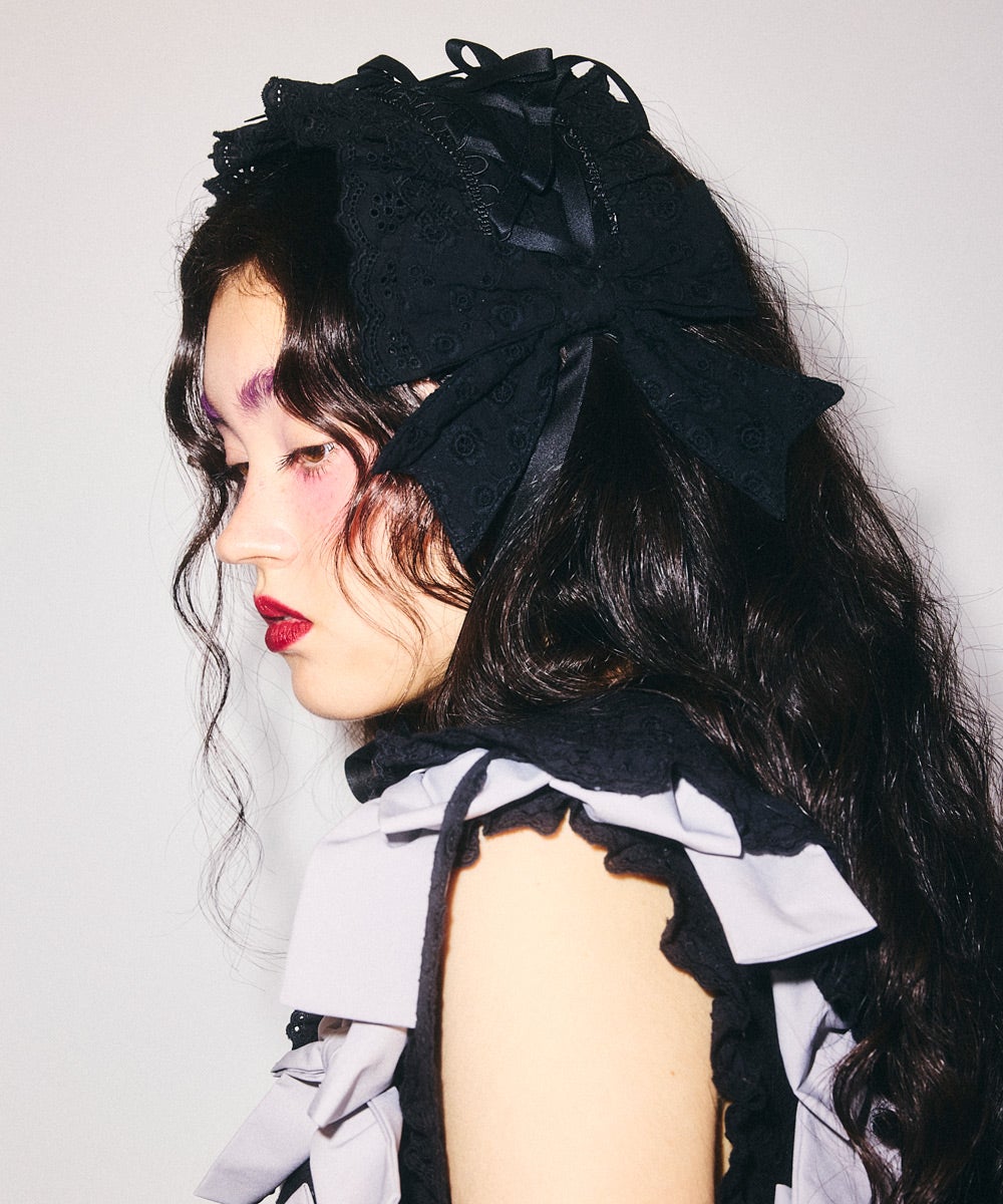 BABY RIBBON HEAD DRESS | Candy Stripper（キャンディ ストリッパー