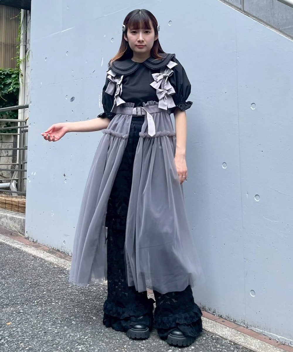 MISSING YOU RIBBON TULLE HARNESS | Candy Stripper（キャンディ
