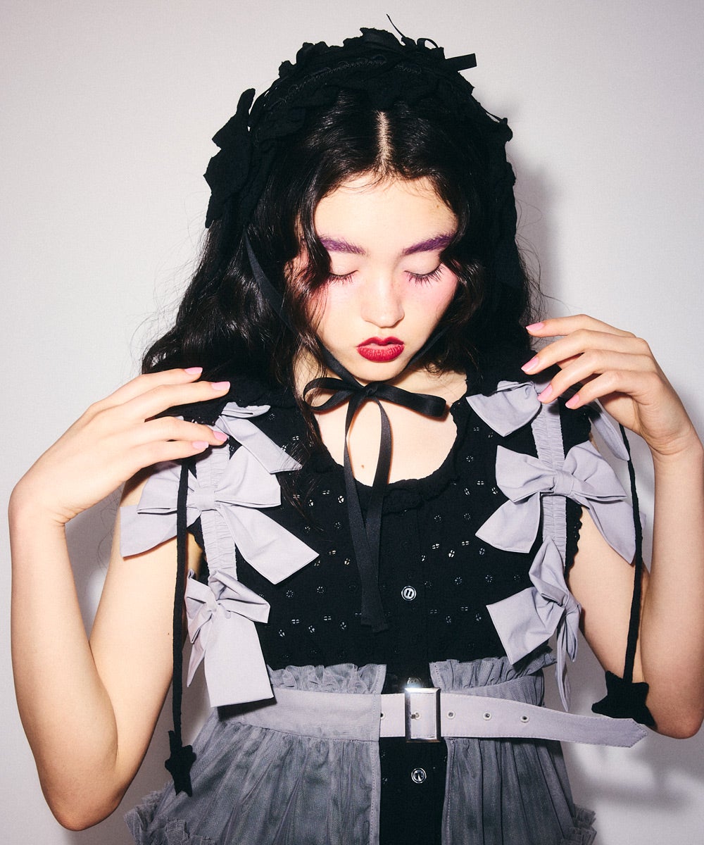 MISSING YOU RIBBON TULLE HARNESS | Candy Stripper（キャンディ