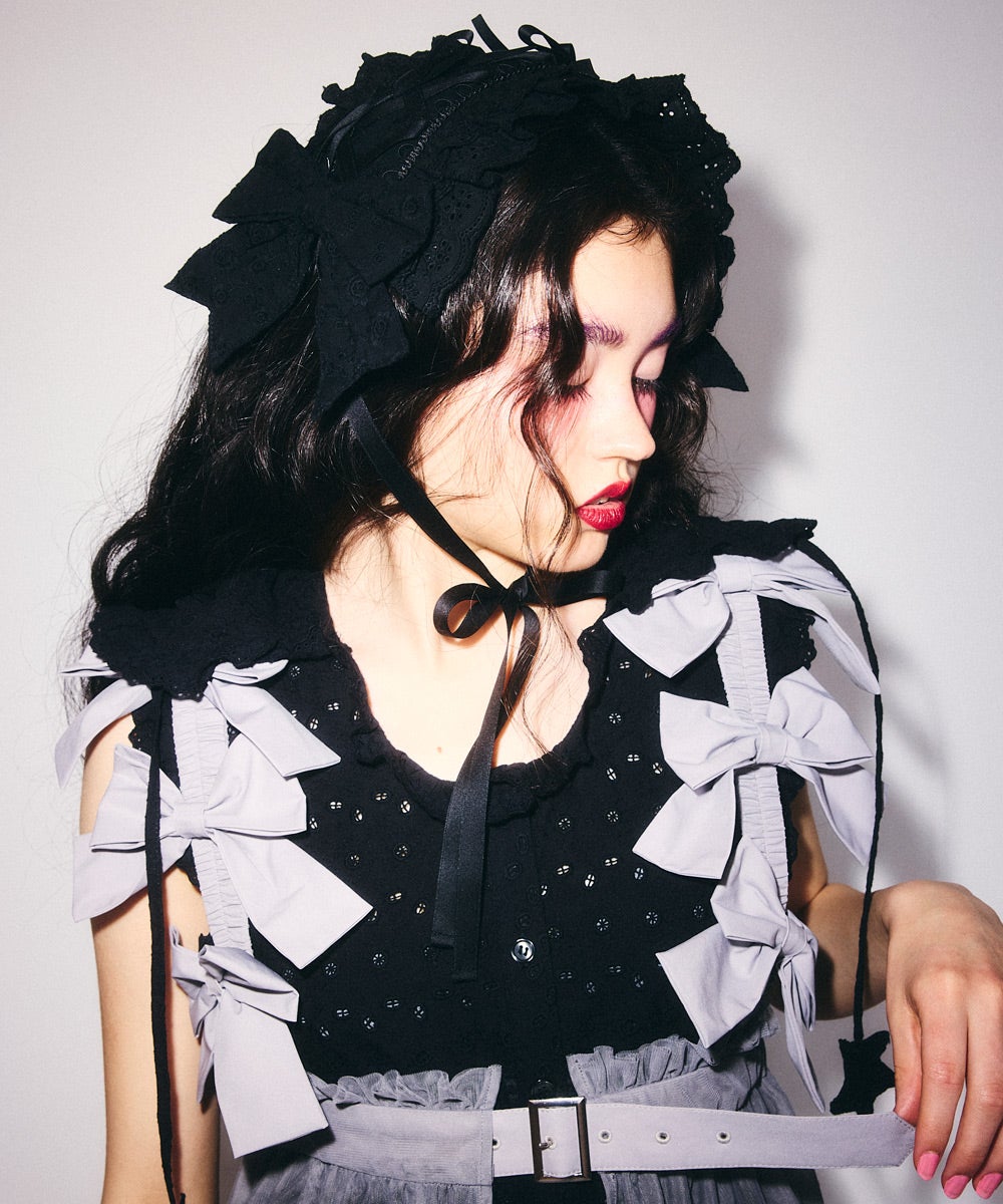 MISSING YOU RIBBON TULLE HARNESS | Candy Stripper（キャンディ