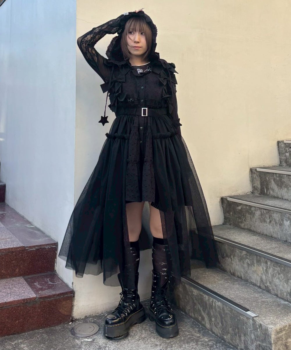 MISSING YOU RIBBON TULLE HARNESS | Candy Stripper（キャンディ