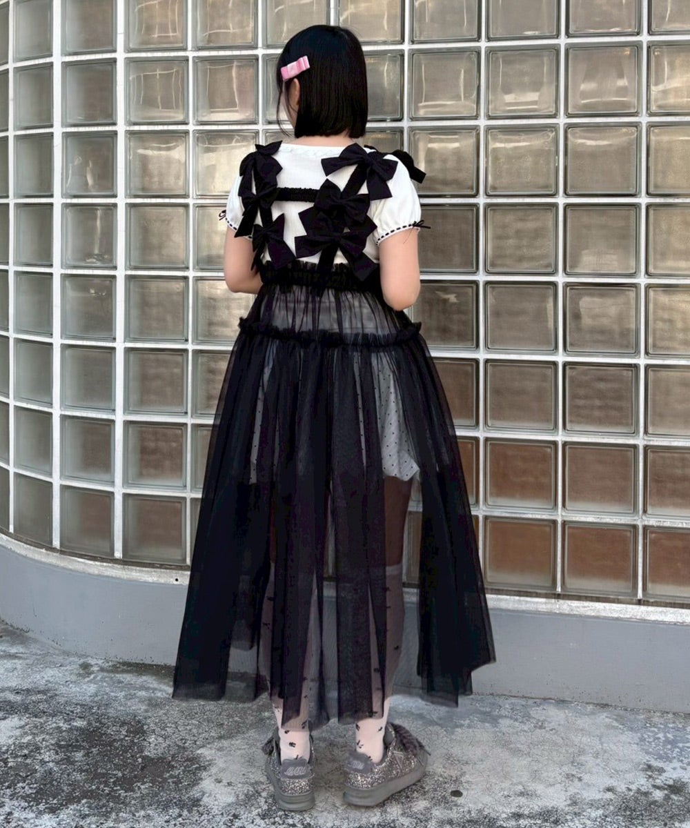 MISSING YOU RIBBON TULLE HARNESS | Candy Stripper（キャンディ