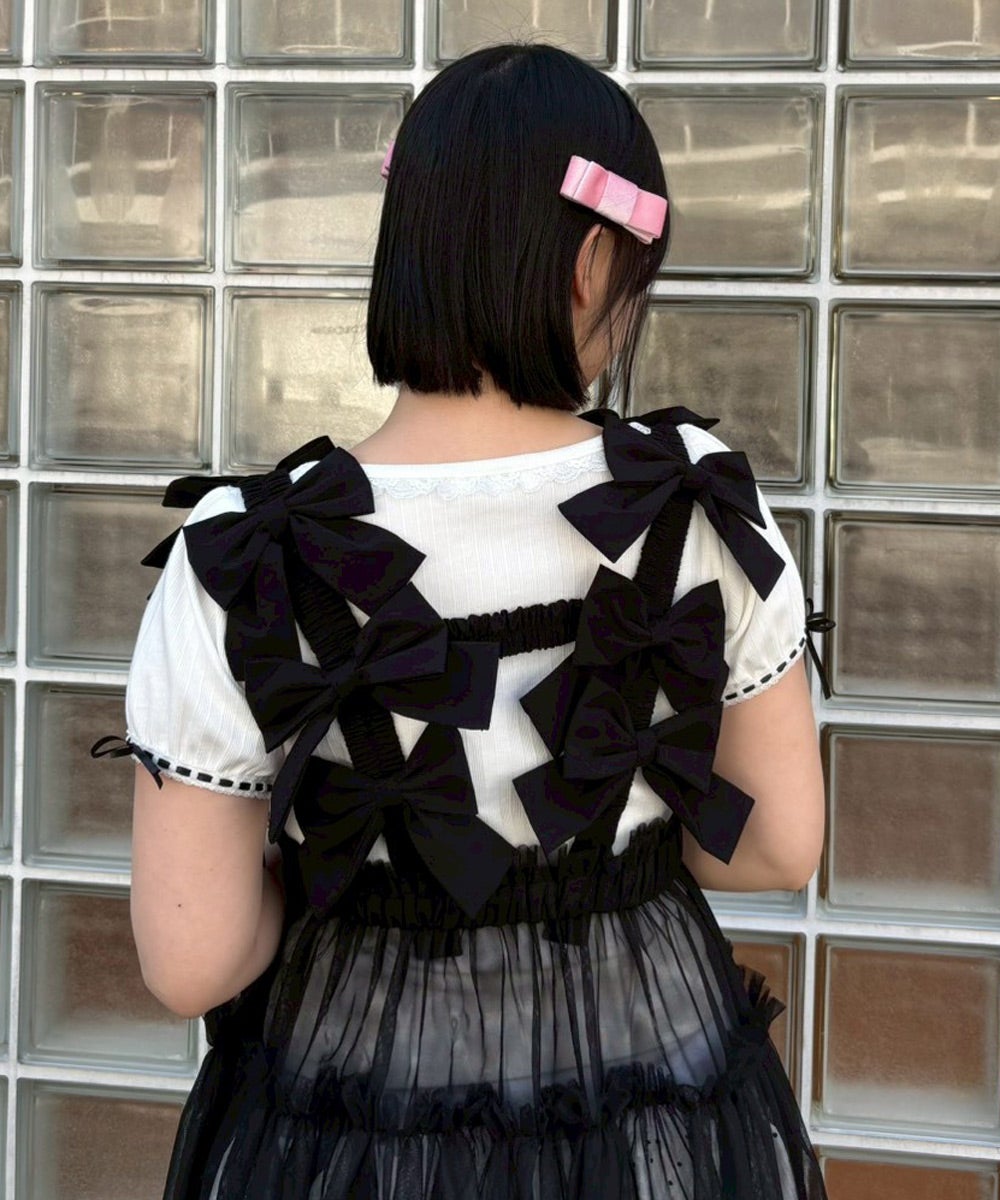 MISSING YOU RIBBON TULLE HARNESS | Candy Stripper（キャンディ