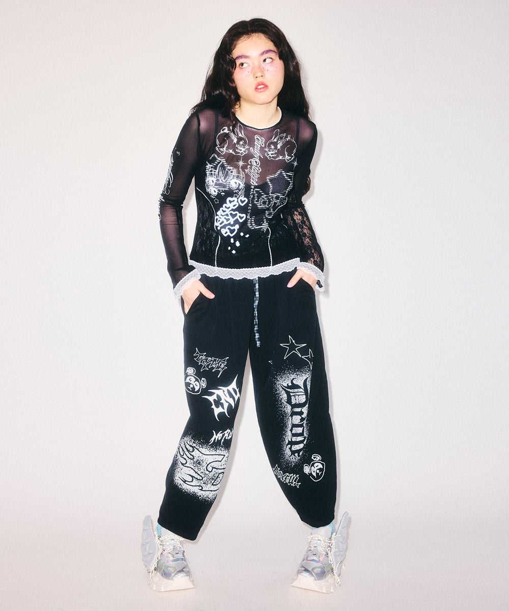MAGICAL GIRL TATTOO LACE TOPS | Candy Stripper（キャンディ