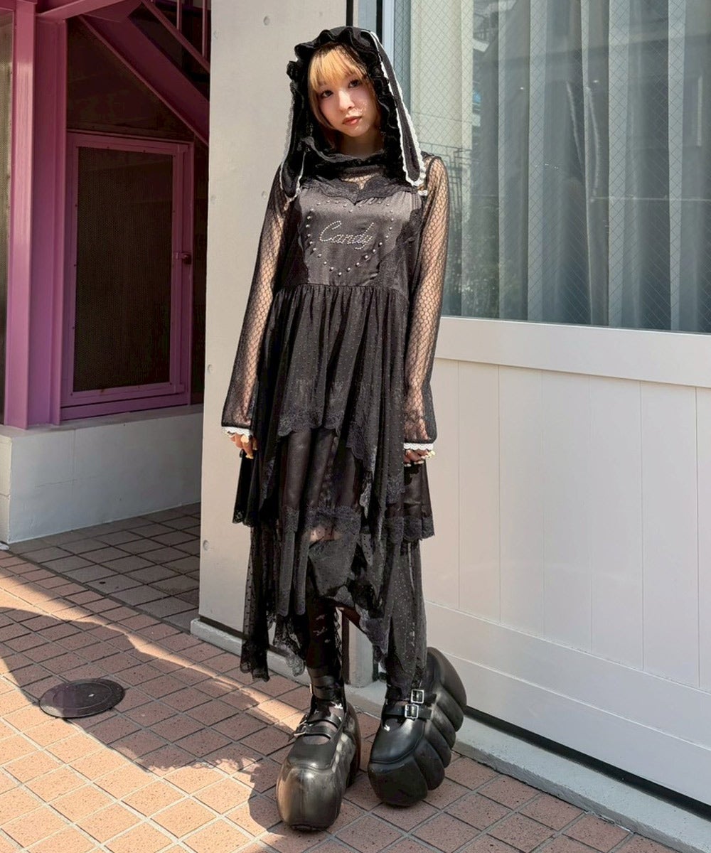 CANDY ♡ TIERED CAMI ONE-PIECE | Candy Stripper（キャンディ