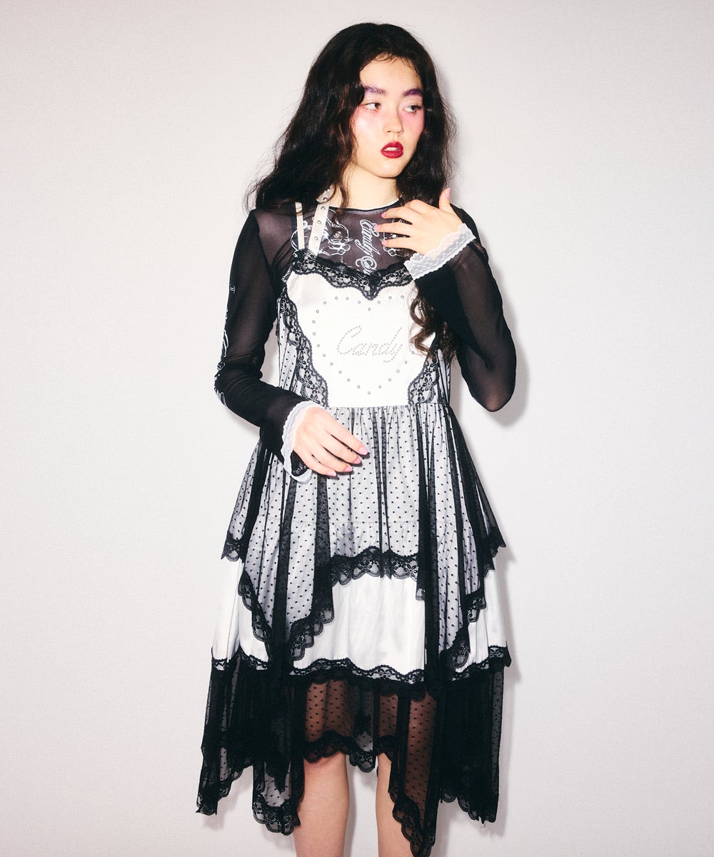 CANDY ♡ TIERED CAMI ONE-PIECE | Candy Stripper（キャンディ