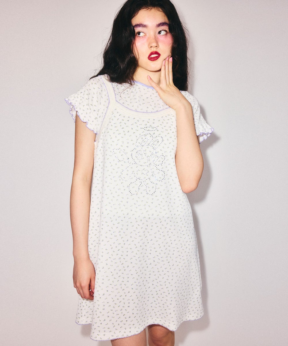SHEER TWINKLE CAMISOLE MINI DRESS | Candy Stripper（キャンディ
