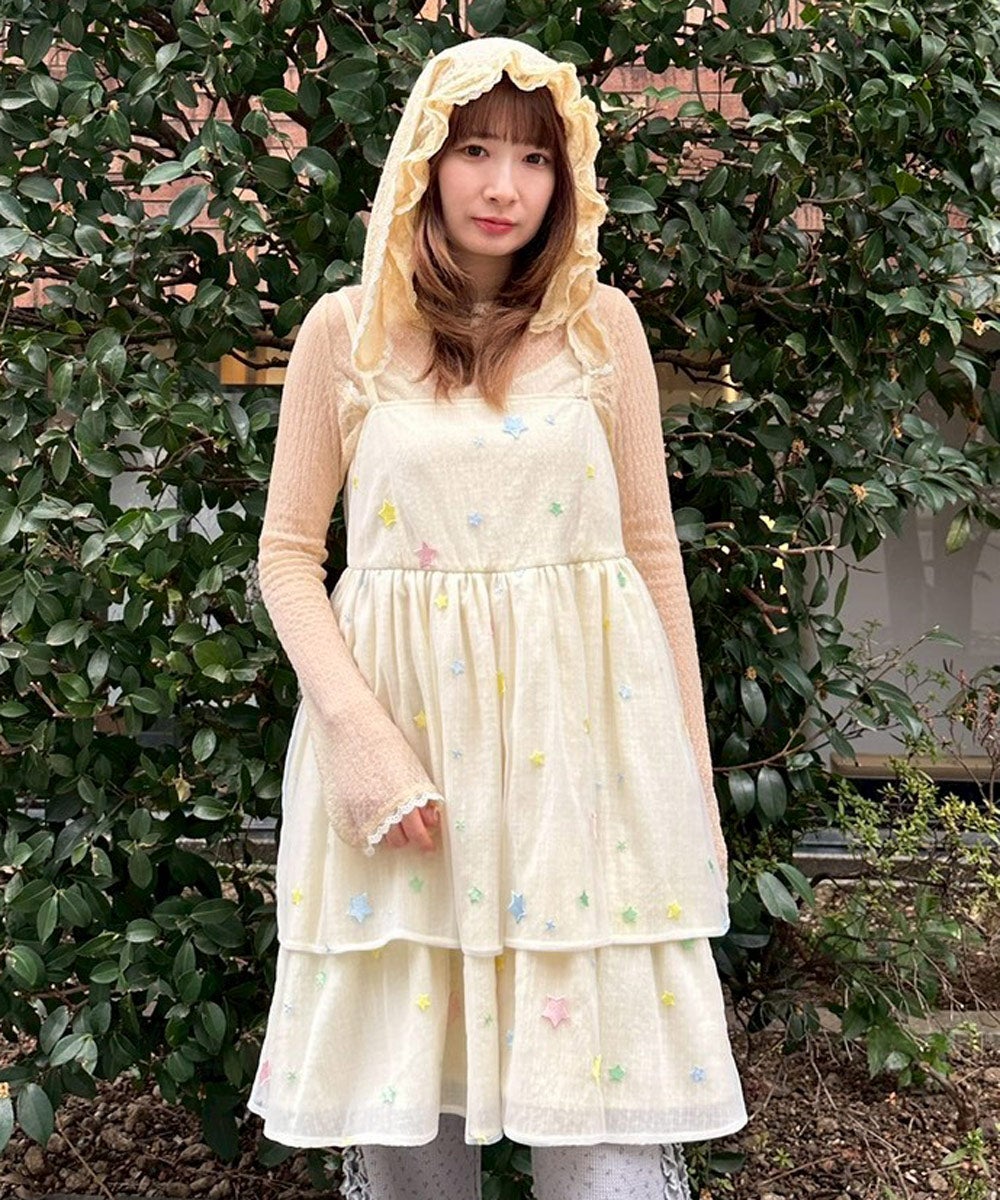 SHEER TWINKLE CAMISOLE MINI DRESS | Candy Stripper（キャンディ