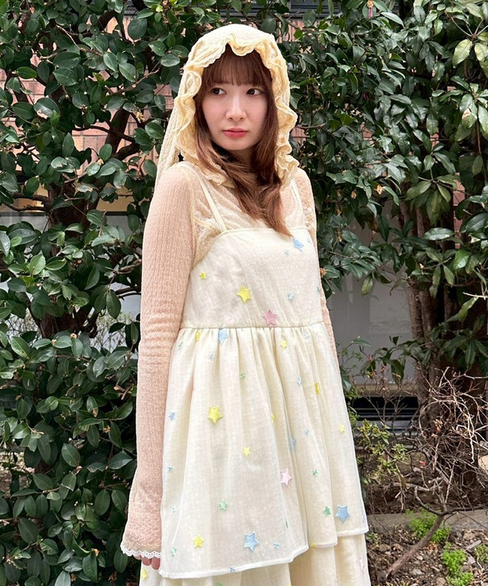 SHEER TWINKLE CAMISOLE MINI DRESS | Candy Stripper（キャンディ