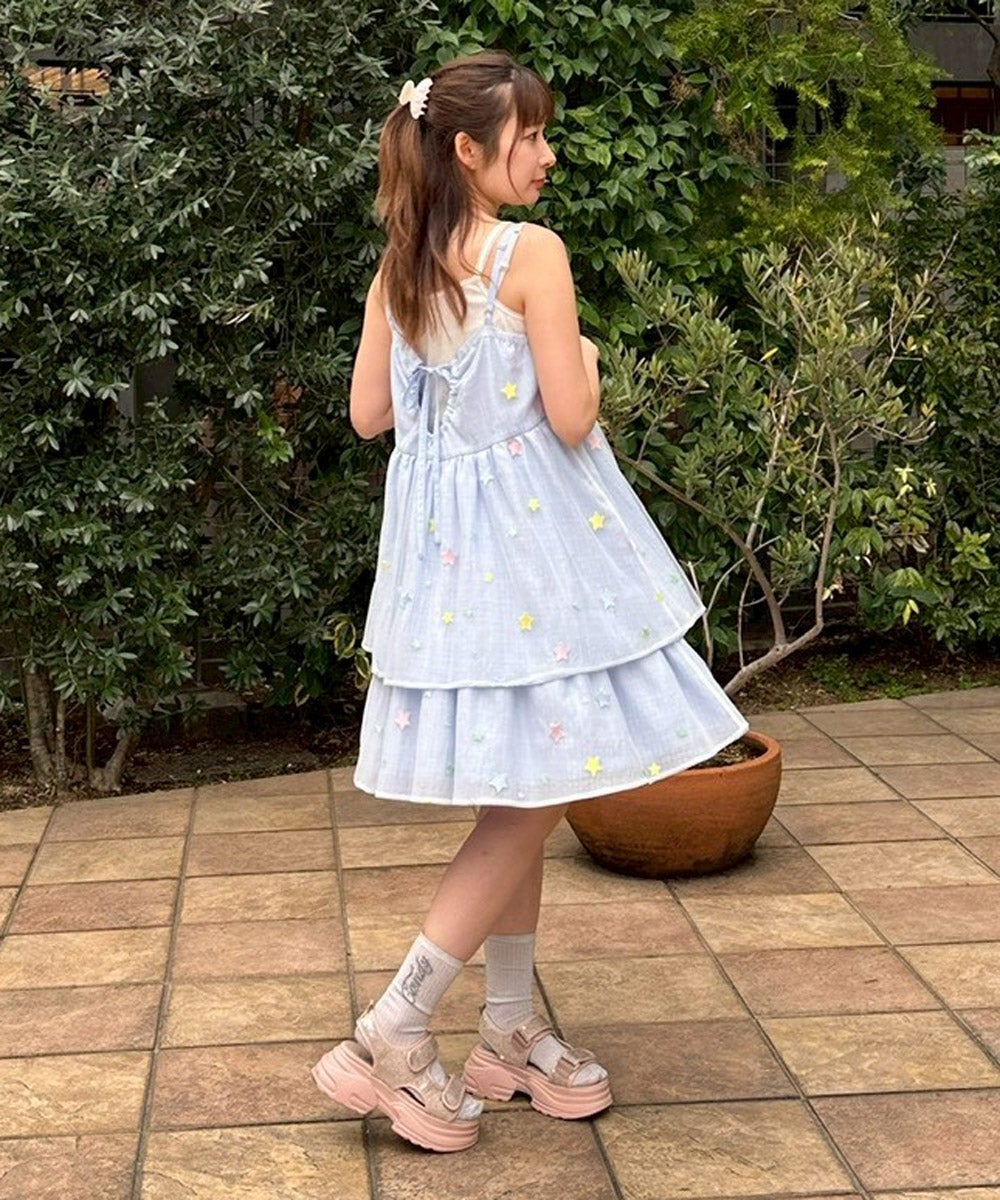 SHEER TWINKLE CAMISOLE MINI DRESS | Candy Stripper（キャンディ