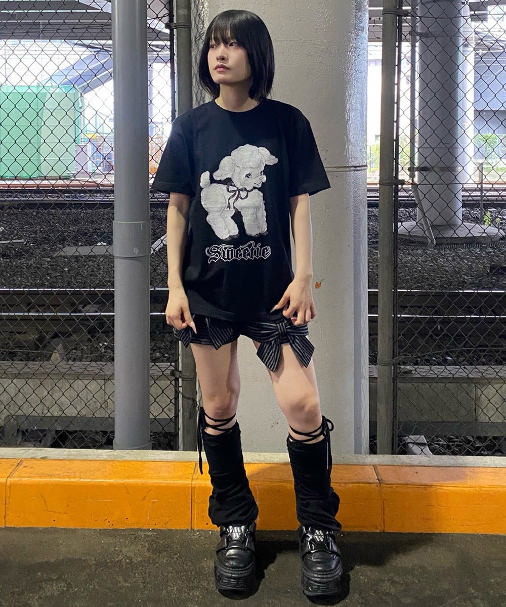 RIBBON BORDER SHORT PANTS | Candy Stripper（キャンディ