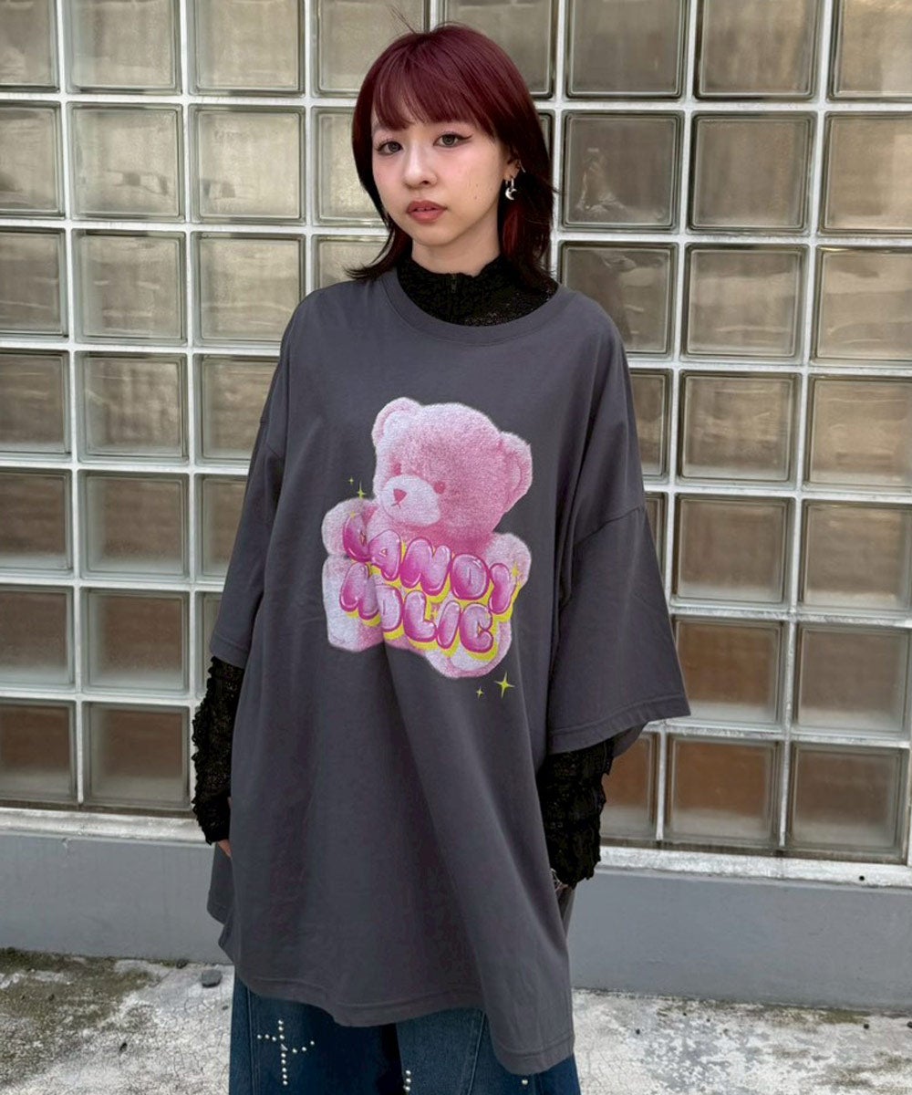 DINOSAUR PARADISE BIG BIG TEE | Candy Stripper（キャンディ