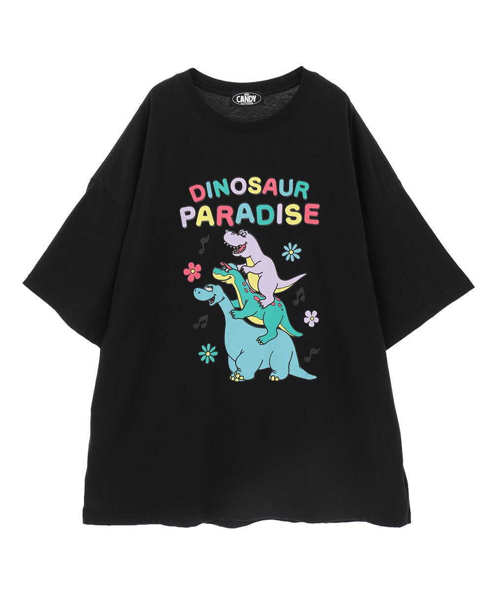 DINOSAUR PARADISE BIG BIG TEE | Candy Stripper（キャンディ