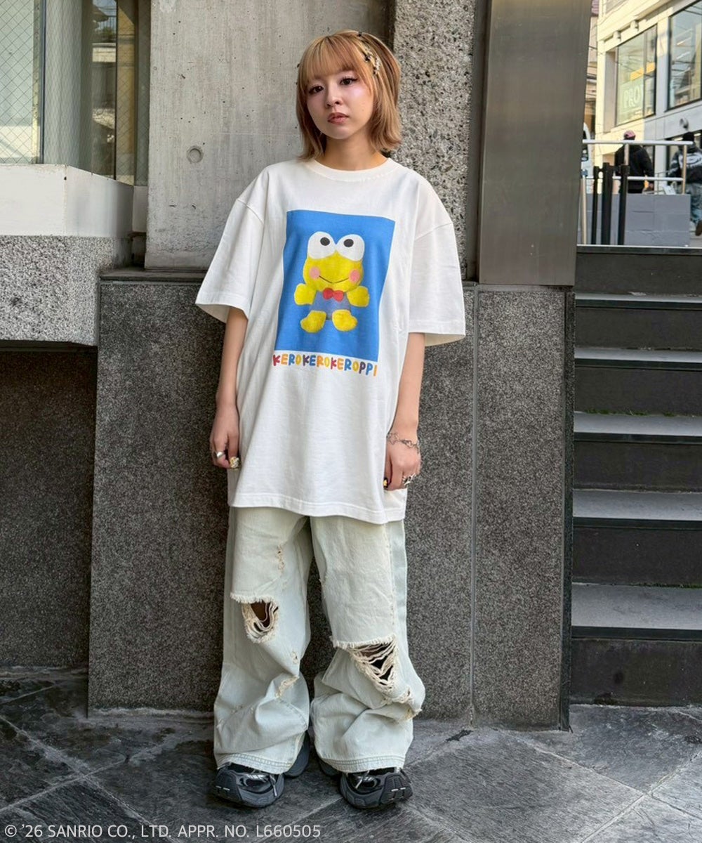 KEROKEROKEROPPI】PHOTO TEE | Candy Stripper（キャンディ