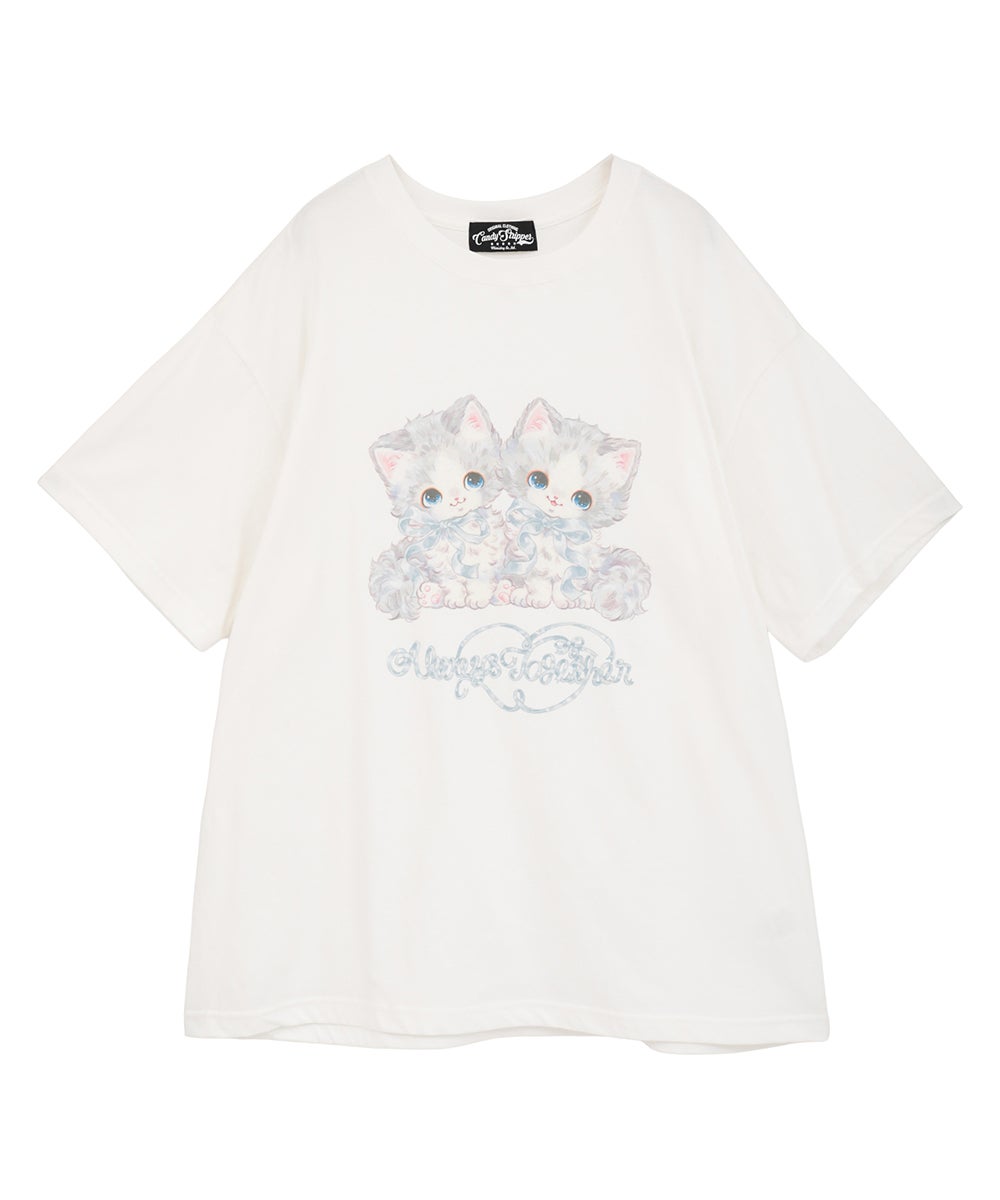 ALWAYS TOGETHER BIG TEE | Candy Stripper（キャンディ ストリッパー