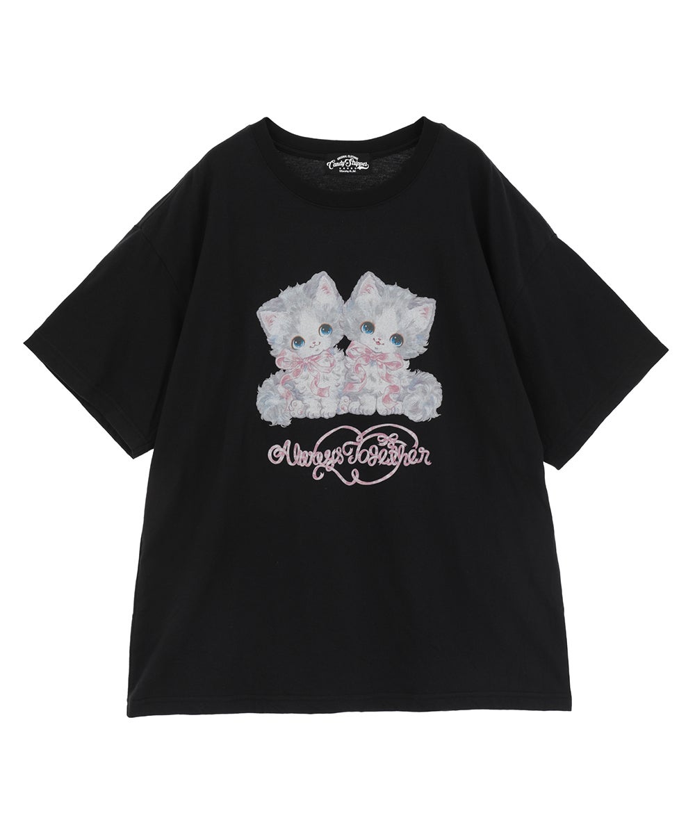 ALWAYS TOGETHER BIG TEE | Candy Stripper（キャンディ ストリッパー