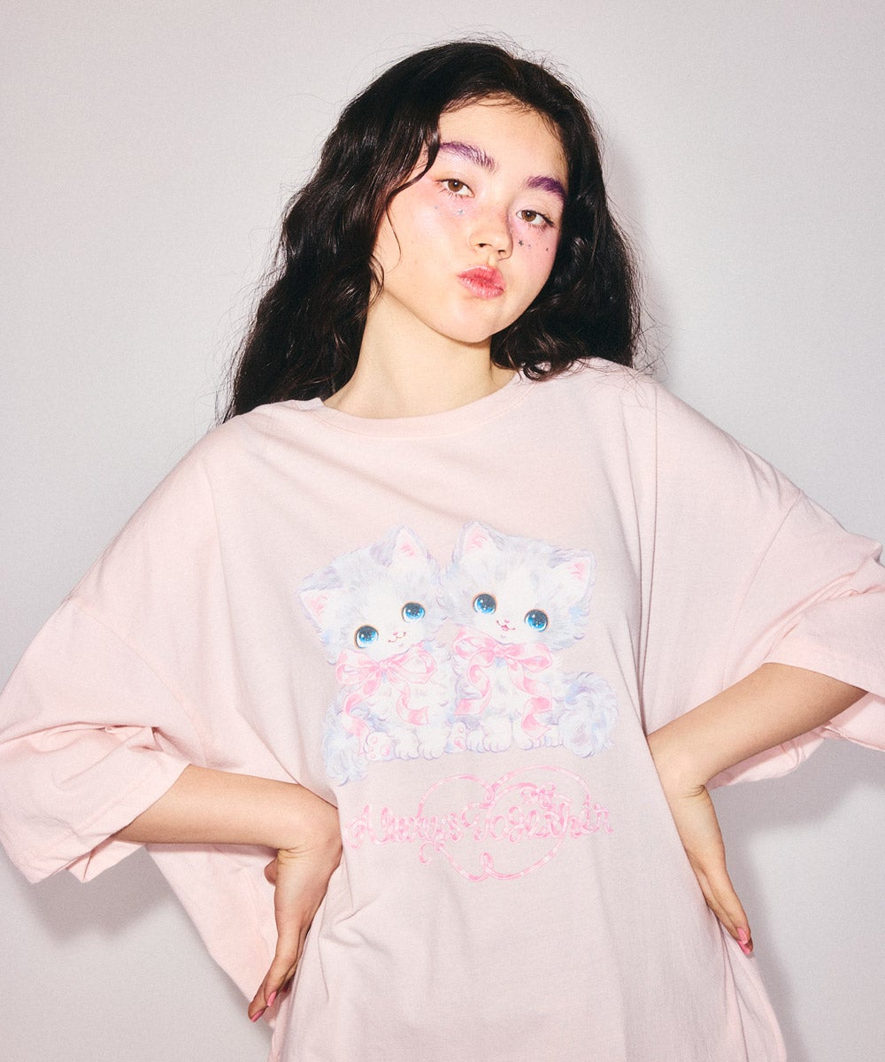 ALWAYS TOGETHER BIG TEE | Candy Stripper（キャンディ ストリッパー