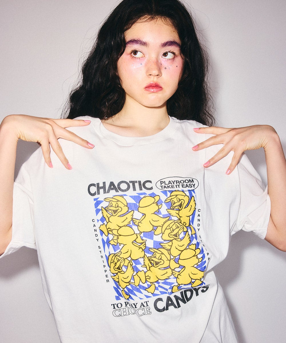 SHIH TZU LOW PIXEL TEE | Candy Stripper（キャンディ ストリッパー