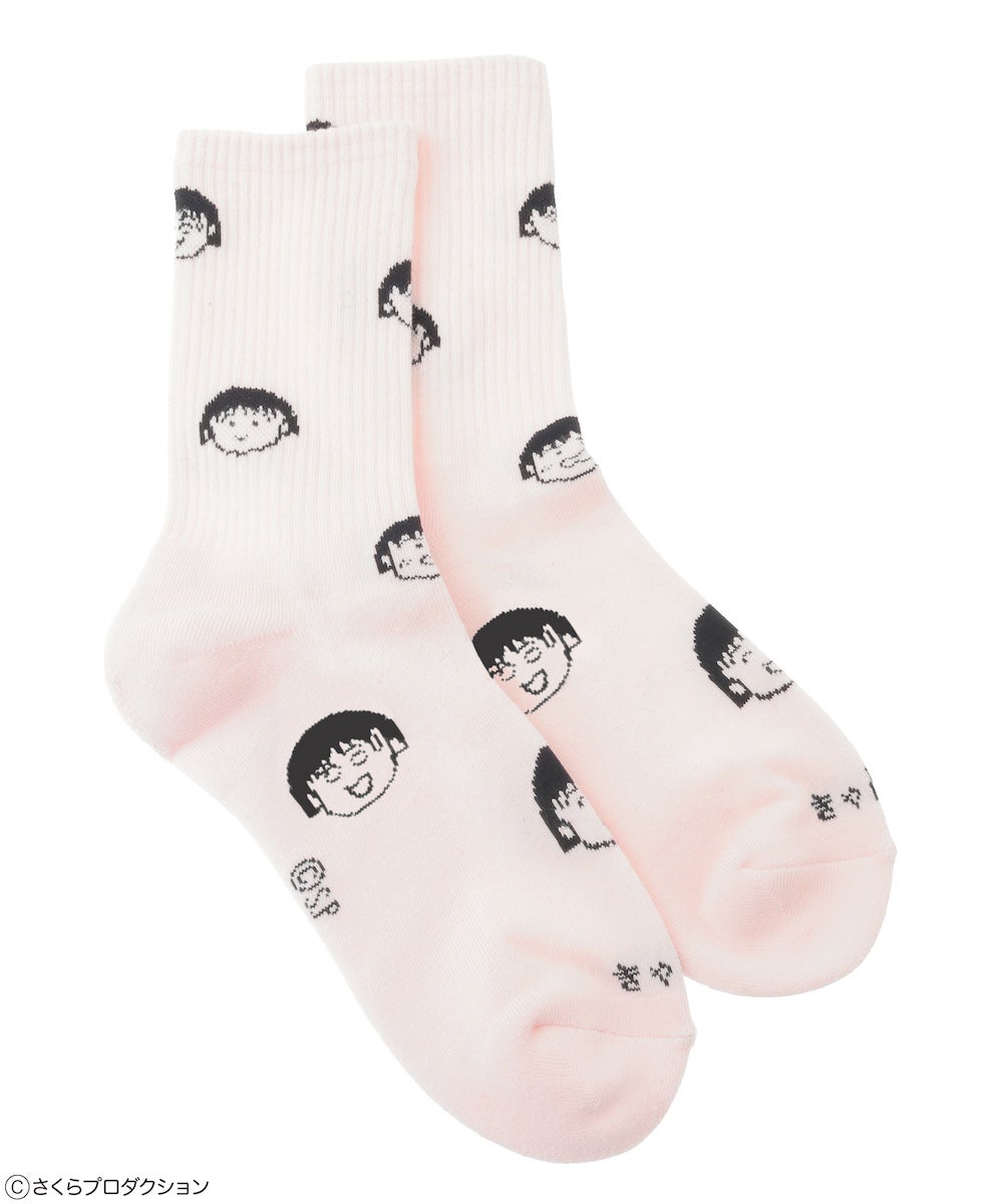 ちびまる子ちゃん】まる子とクラスメイト RIB SOCKS | Candy Stripper