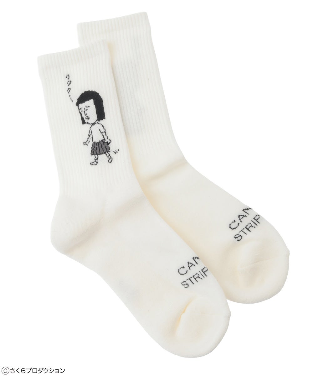 ちびまる子ちゃん】野口さん RIB SOCKS | Candy Stripper（キャンディ