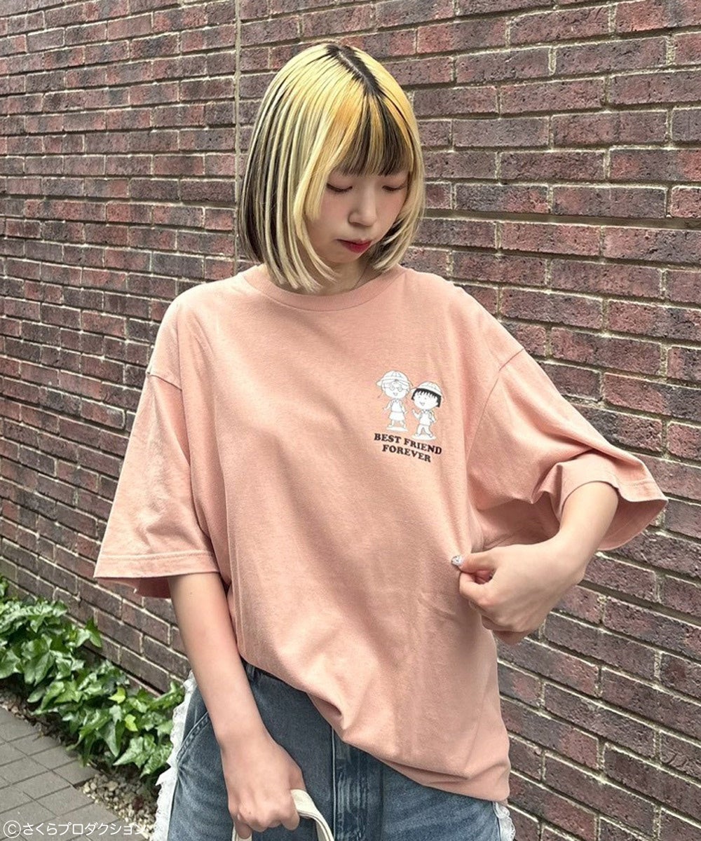 ちびまる子ちゃん】まる子とたまちゃん BFF TEE | Candy Stripper