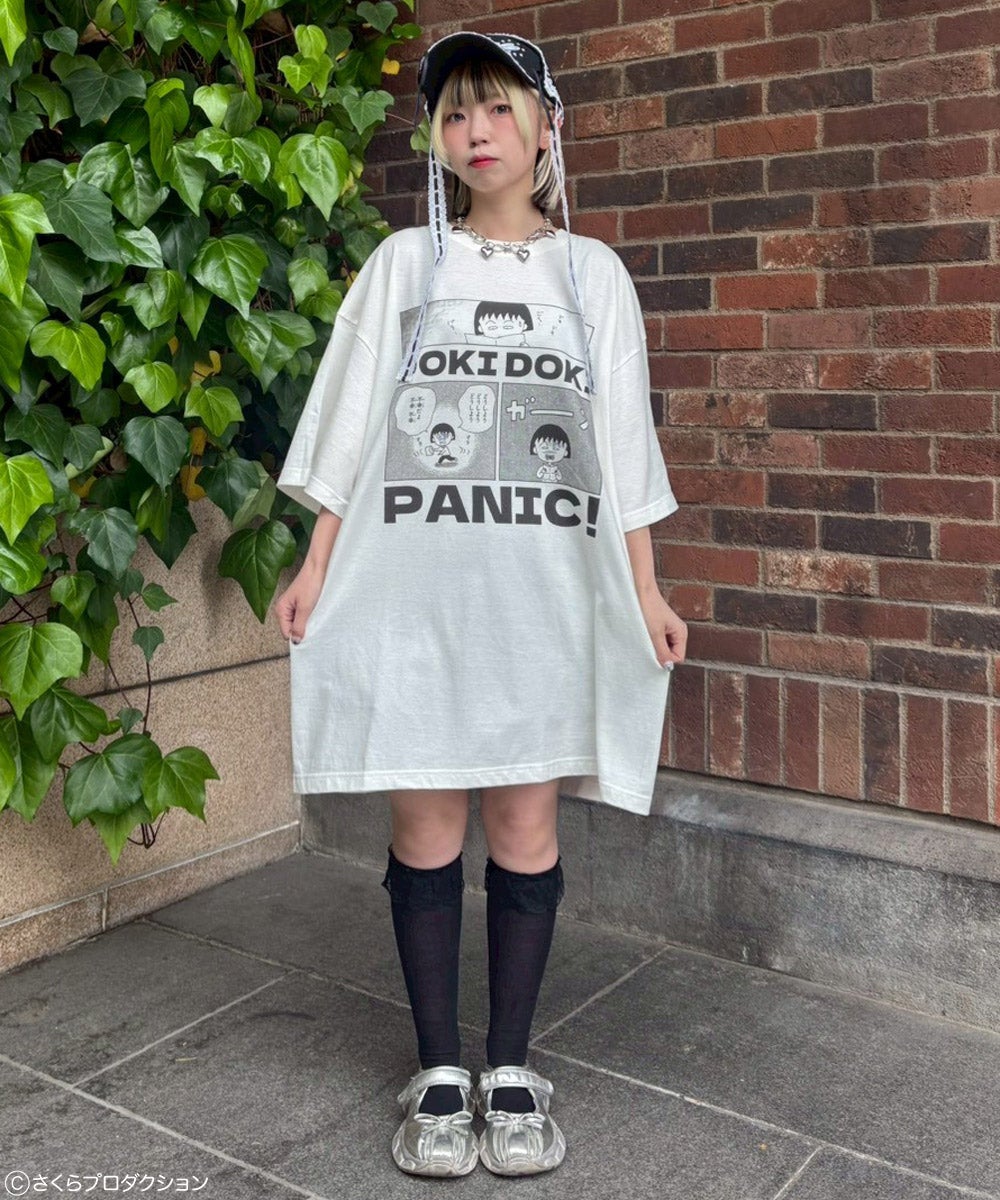 ちびまる子ちゃん】DOKI DOKI PANIC BIG TEE | Candy Stripper