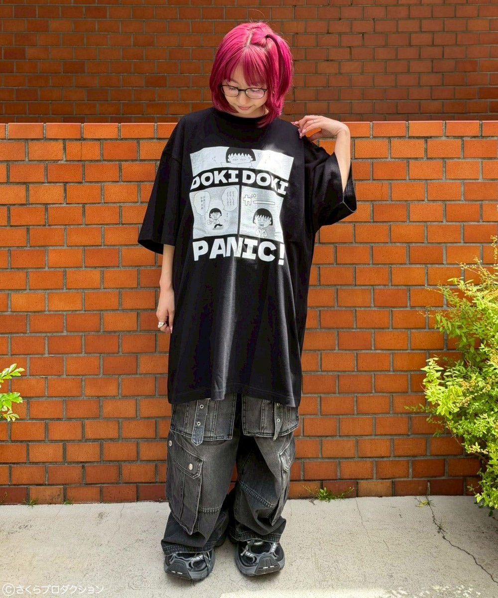 ちびまる子ちゃん】DOKI DOKI PANIC BIG TEE | Candy Stripper