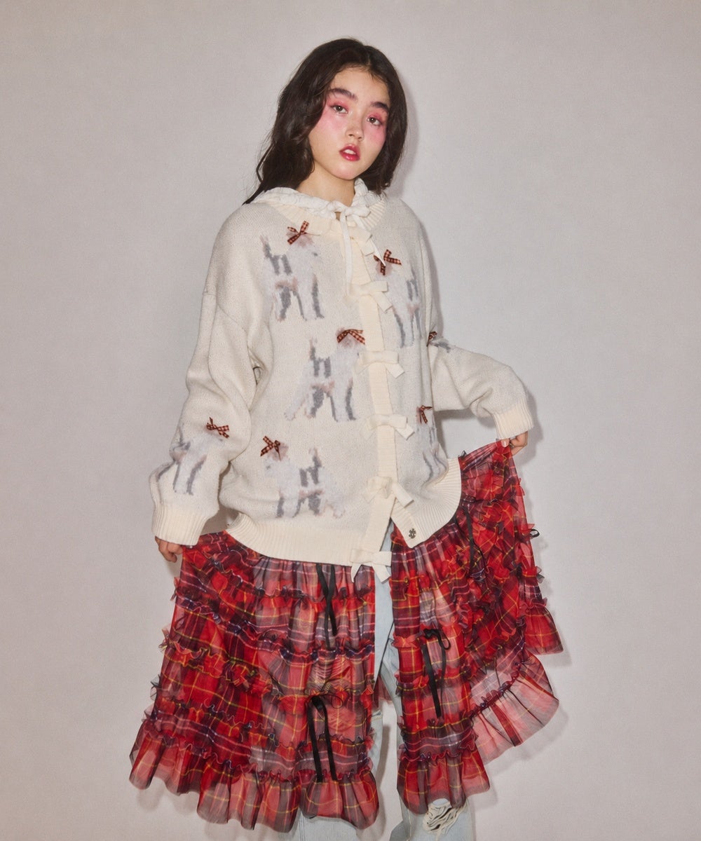 ADORABLE CHECK TULLE HARNESS | Candy Stripper（キャンディ